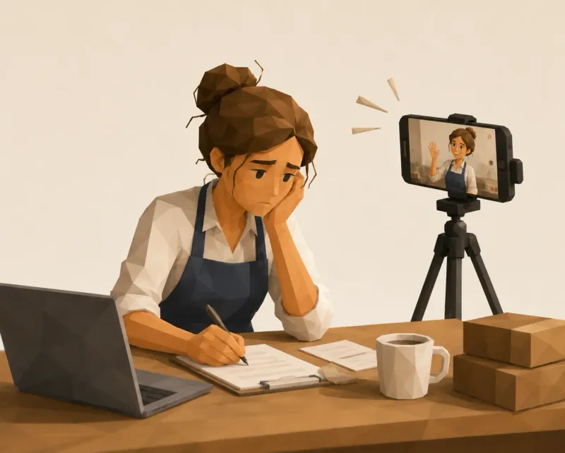Gary Vaynerchuk's 'Document, Don't Create' is one of the most shared pieces of social media advice. Here's an honest look at what it gets right — and where it breaks down for independent business owners.