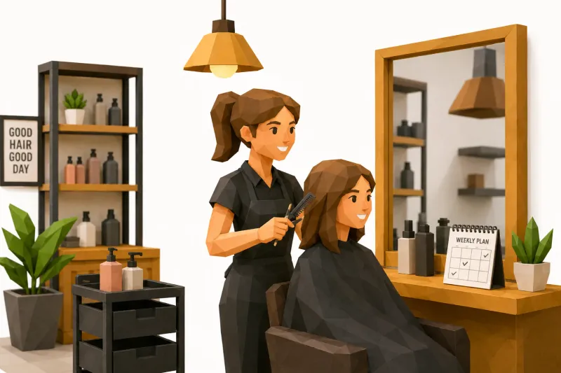 Not sure what to post on Instagram as a hair salon? Here's a simple weekly content plan with real ideas to stay consistent and get more clients.